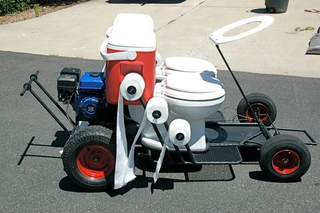 Illustration for article titled If God Had Meant Man To Flush On The Road...